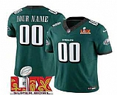Men & Women & Youth Philadelphia Eagles Customized Green 2025 Super Bowl LIX FUSE Vapor Limited Jersey,baseball caps,new era cap wholesale,wholesale hats